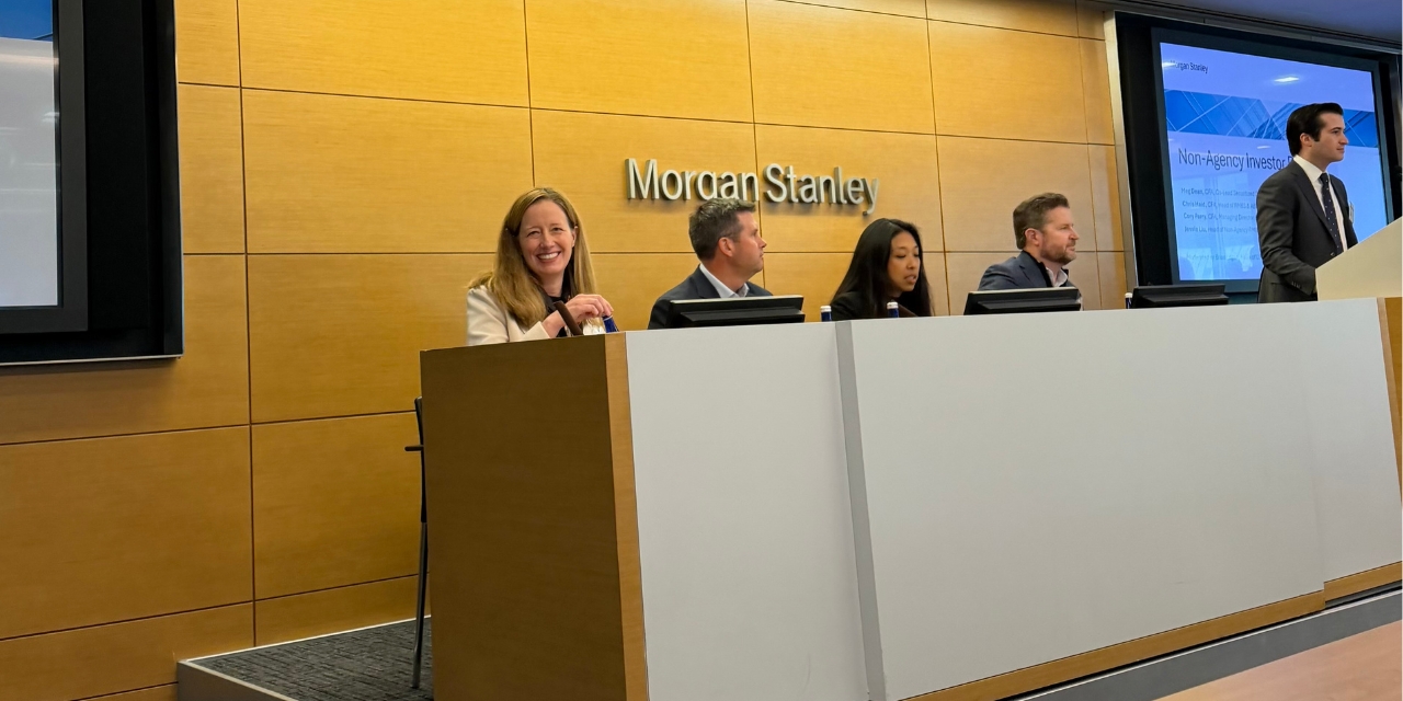 Meg Dean as panelist at Morgan Stanley's 2026 Mortgage and Housing Forum