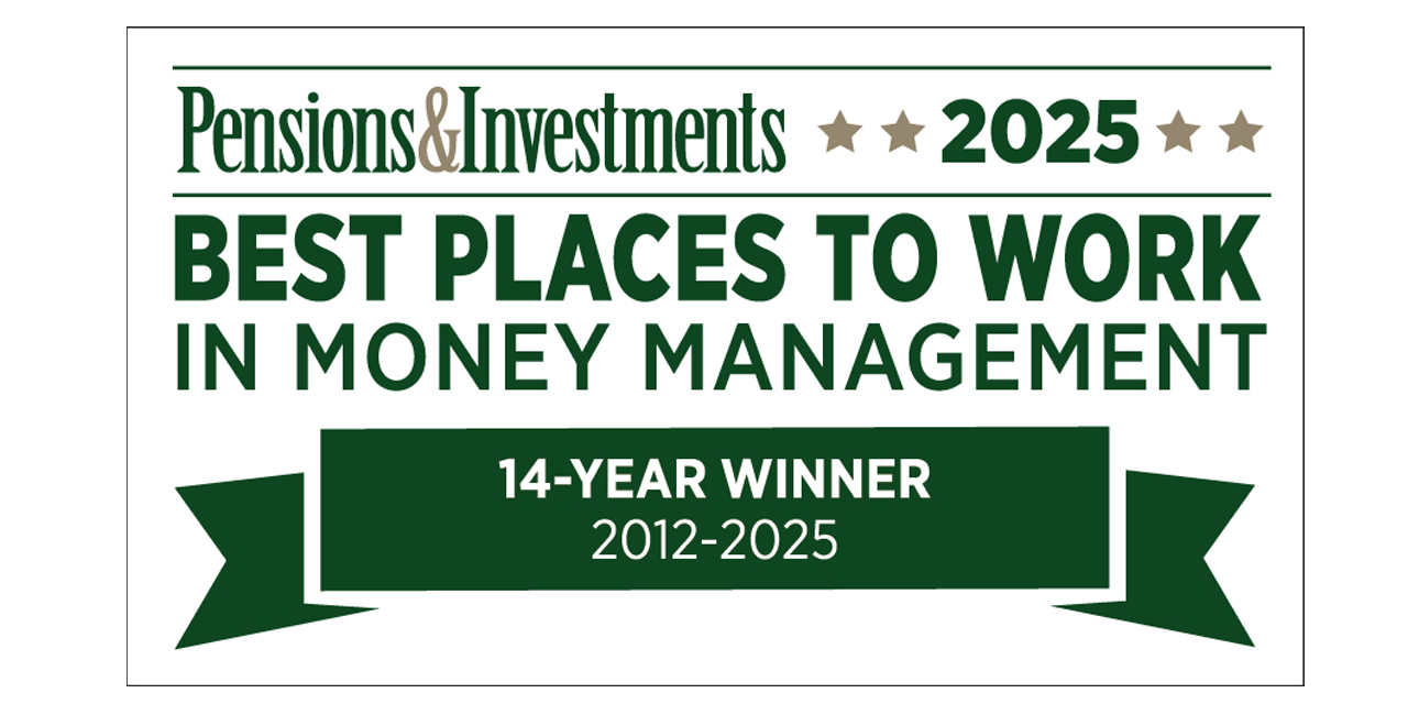 Pension & Investments 2025 Best Places to Work in Money Management: 14-year winner