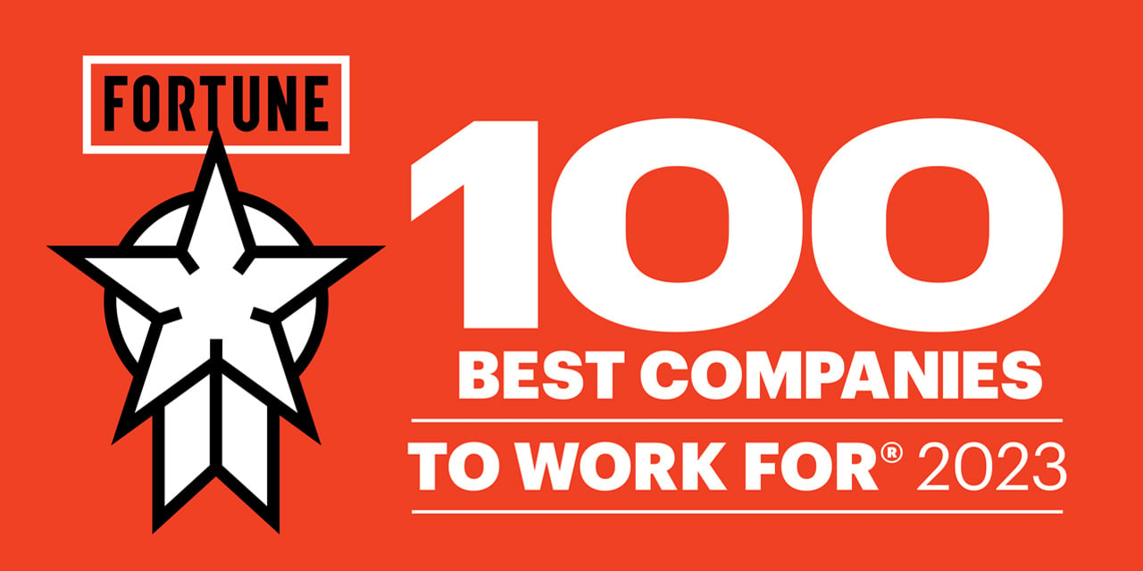 Fortune 100 Best Companies to Work for 2023 Logo