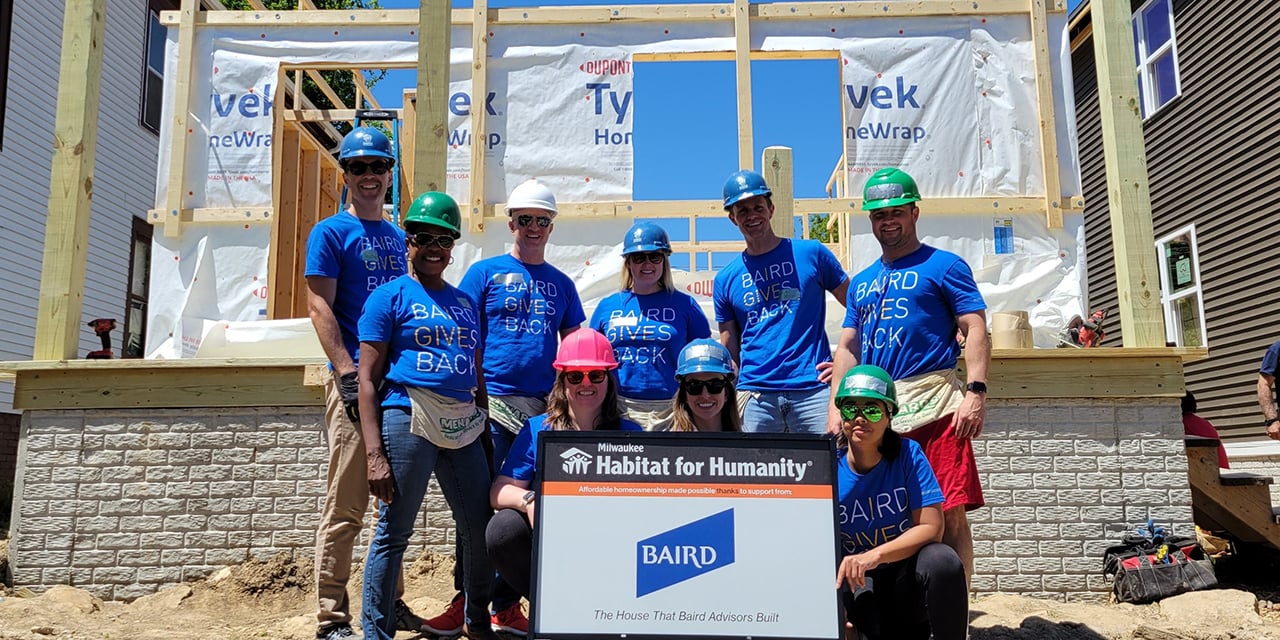 Baird Advisors Partners with Habitat for Humanity to Serve Milwaukee